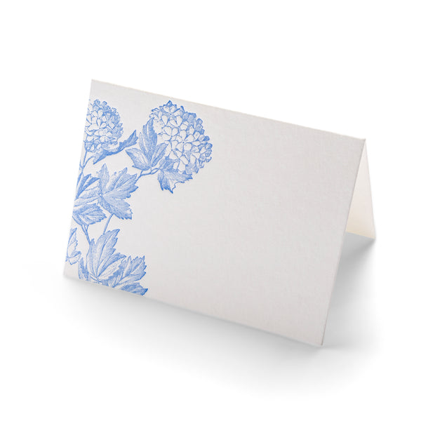 Folded Place Cards | Hydrangea – Color Box Wholesale