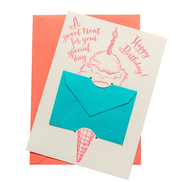greeting card sleeve Gift Card Holder