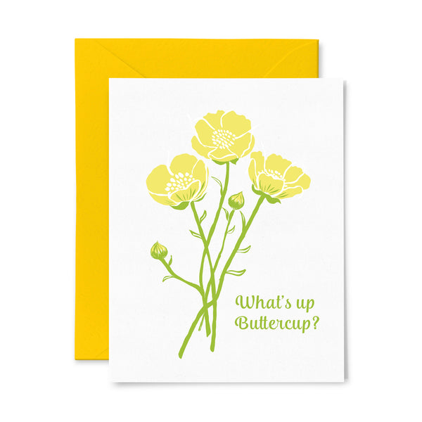 Buttercup | Multi-Use | Letterpress Greeting Card