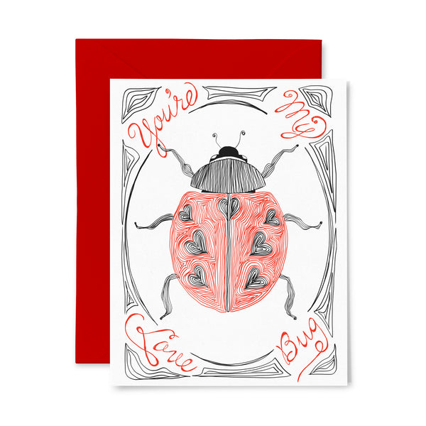 Love Bug | Love | Letterpress Greeting Card