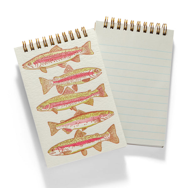 Rainbow Trout | Letterpress Notebook