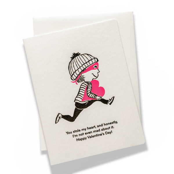 Stole My Heart | Love | Letterpress Greeting Card