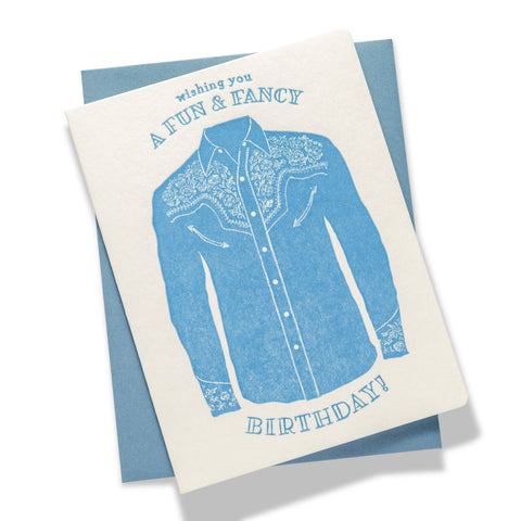 Fun & Fancy | Birthday | Letterpress Greeting Card