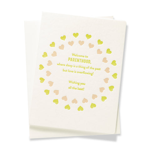 No Sleep Baby | Baby | Letterpress Greeting Card