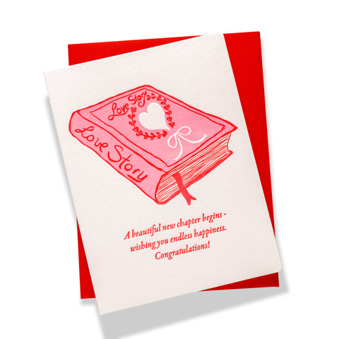 Love Story | Love | Letterpress Greeting Card