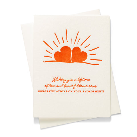 Beautiful Tomorrow | Love | Letterpress Greeting Card