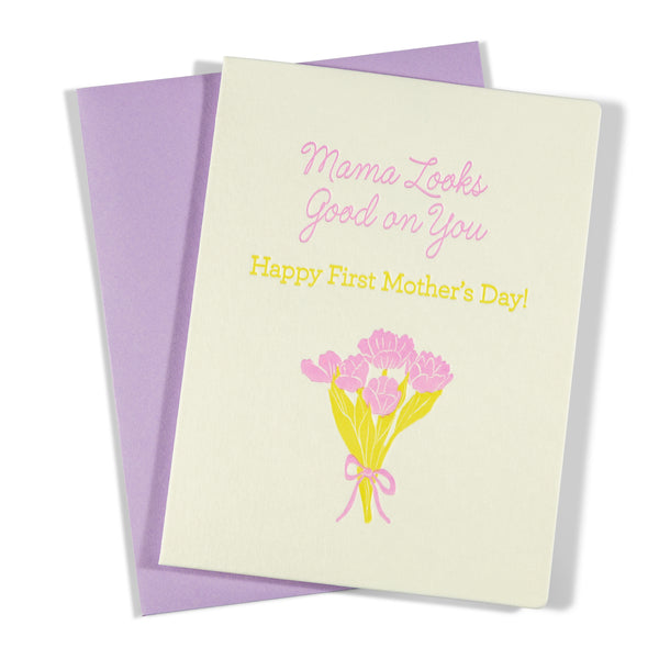 First Mother's Day | Mother's Day | Letterpress Greeting Card