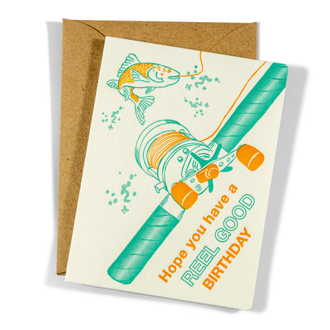 Reel Good | Birthday | Letterpress Greeting Card