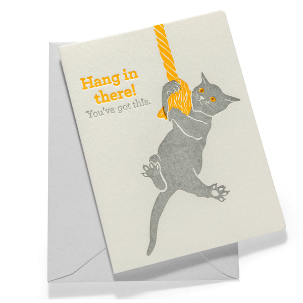 Hang in there | Multi-Use | Letterpress Greeting Card