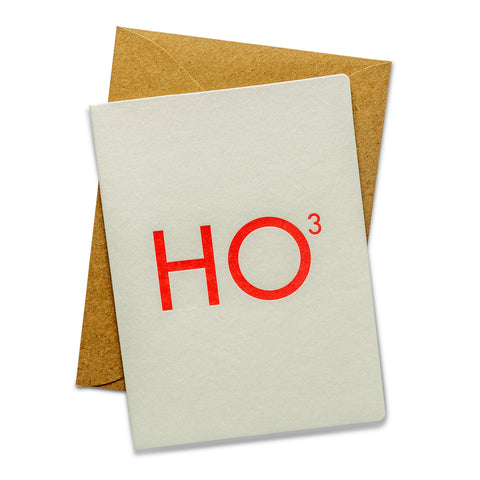 HO3 | Holiday | Letterpress Greeting Card