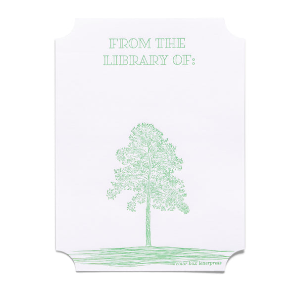 Bookplates | Tree | Set of 4