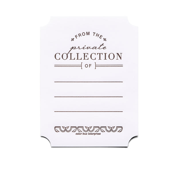 Bookplates | Private Collection | Set of 4