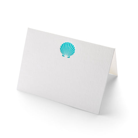 Folded Place Cards | Seashell