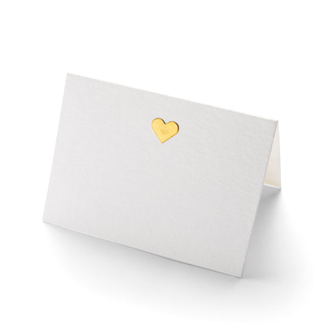 Folded Place Cards | Heart