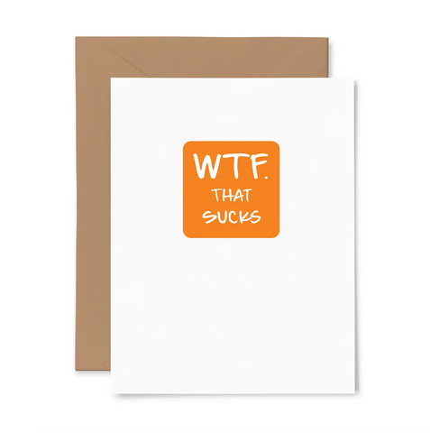 WTF | Multi-use | Letterpress Greeting Card