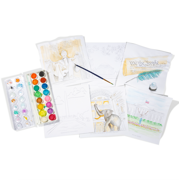Luxe Watercolor Kit | Washington DC Collection