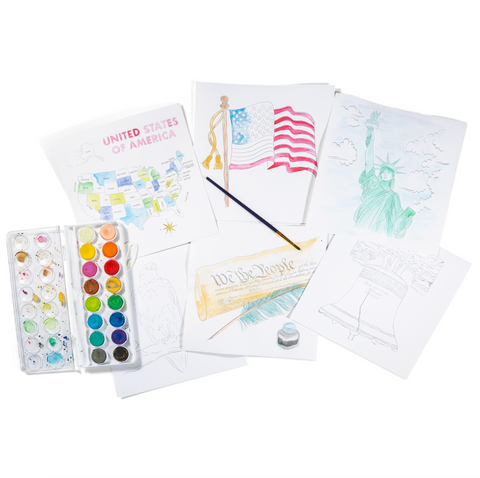 Luxe Watercolor Kit | United States of America