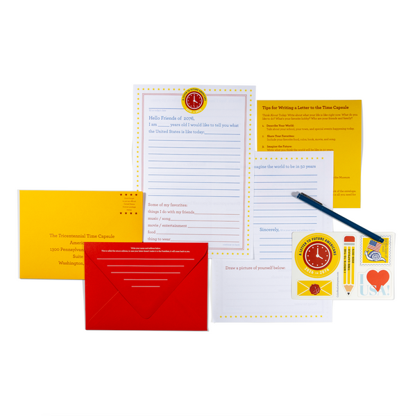 Write A Letter To the Time Capsule | Letter Writing Kit