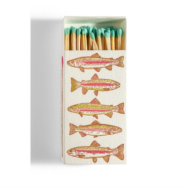 Rainbow Trout | Fun & Fancy Letterpress Safety Matches