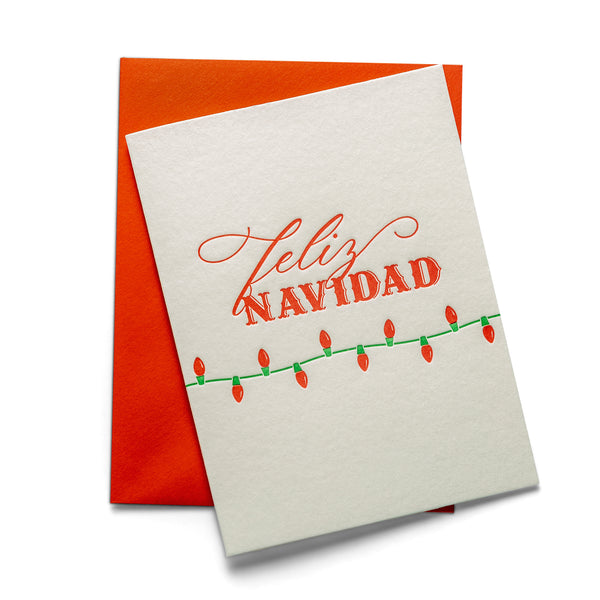 Feliz Navidad | Holiday | Letterpress Greeting Card