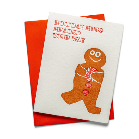 Gingerbread | Holiday/Christmas | Letterpress Greeting Card