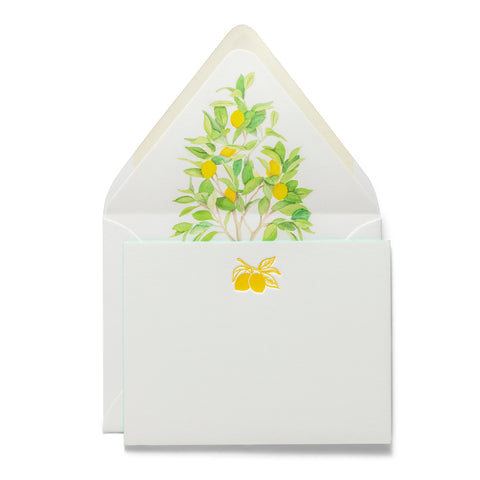 Fancy Pants Notecards | Lemon