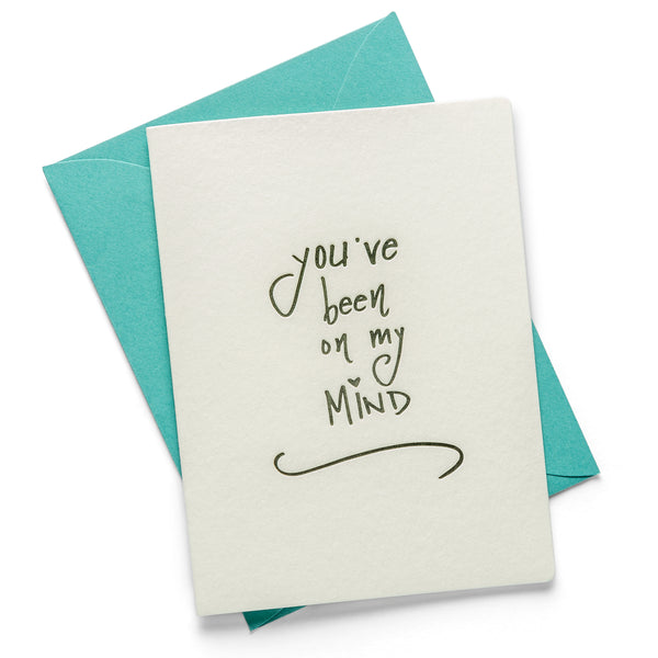 On My Mind | Multi-Use | Letterpress Greeting Card