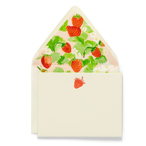 Fancy Pants Notecards | Strawberry