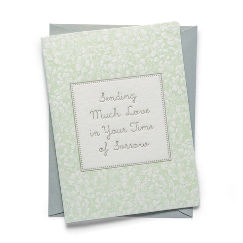 Sending Love | Sympathy | Letterpress Greeting Card