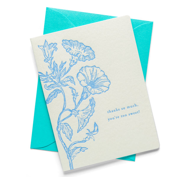 Thanks Sweet | Thank You | Letterpress Greeting Card