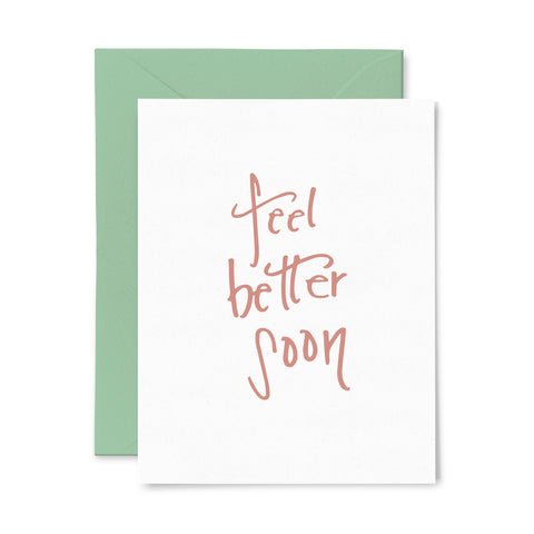 Feel Better Soon | Multi-Use | Letterpress Greeting Card