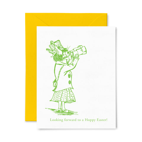 Hoppy Easter | Holiday | Letterpress Greeting Card