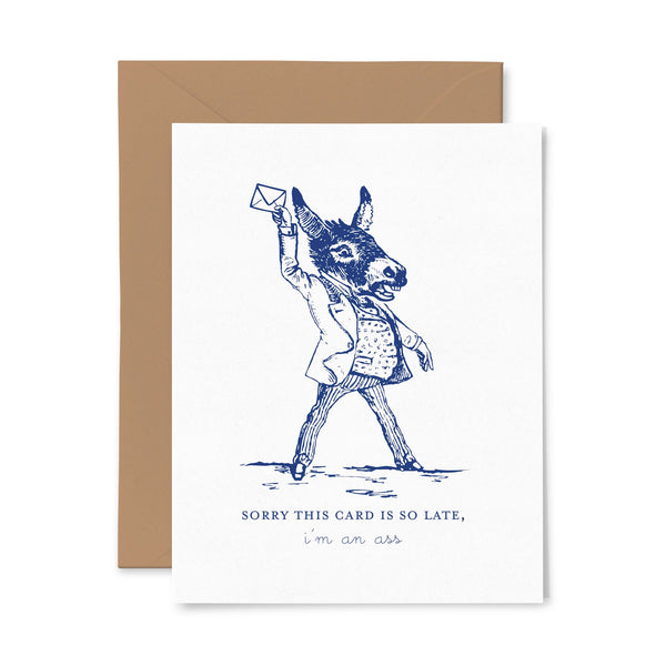 Ass | Birthday | Letterpress Greeting Card
