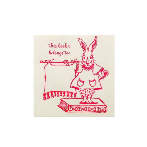Bookplates | Bunny | Set of 6