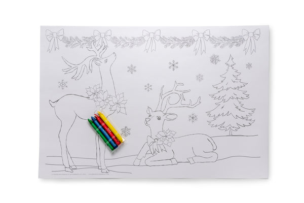 Coloring Place Mats | Christmas