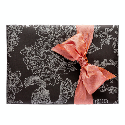 Gift Wrap | Botanical | Black