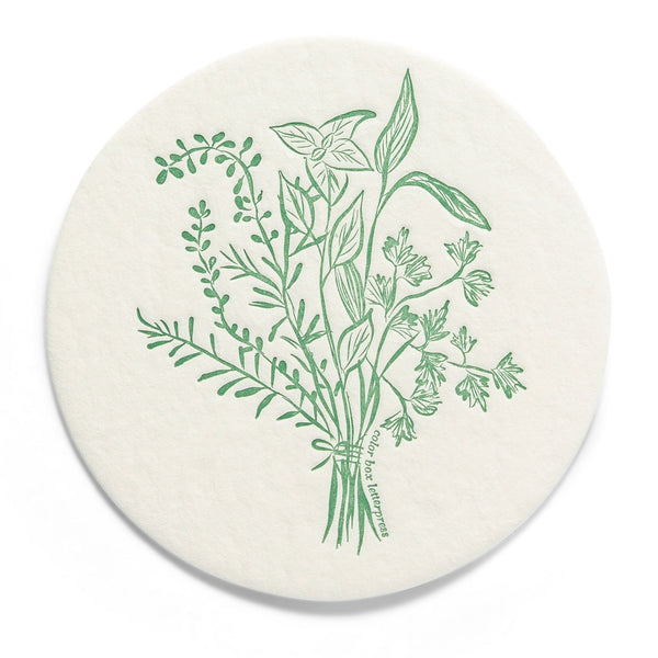 Extra Thirsty Coasters | Herbs
