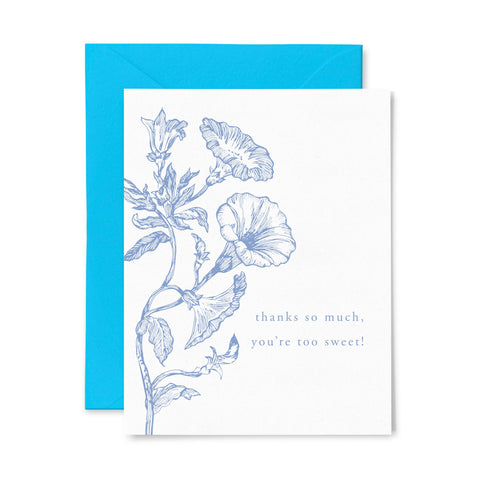 Thanks Sweet | Thank You | Letterpress Greeting Card